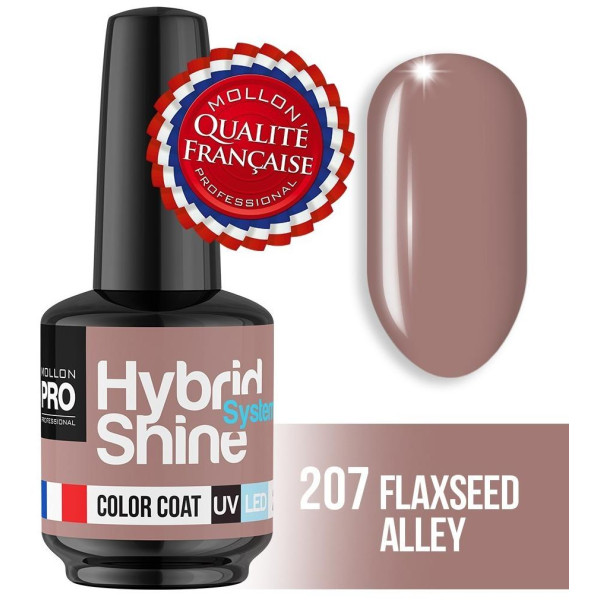 Semi-Permanent Mini Varnish Hybrid Shine Flaxseed Alley 2/207 Semi-Permanent Mini Varnish Hybrid Shine Flaxseed Alley 2/207