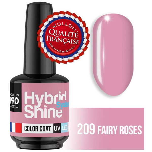 Mini Vernis Semi-Permanent Hybrid Shine Mollon Pro Fairy Roses 2/209 Mini Vernis Semi-Permanent Hybrid Shine Mollon Pro Fairy Roses 2/209
