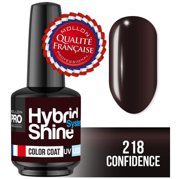 Mini Barniz Brillo Semi-Permanente 8 ml Mollon Pro Hybrid 218 Mini Barniz Brillo Semi-Permanente 8 ml Mollon Pro Hybrid 218