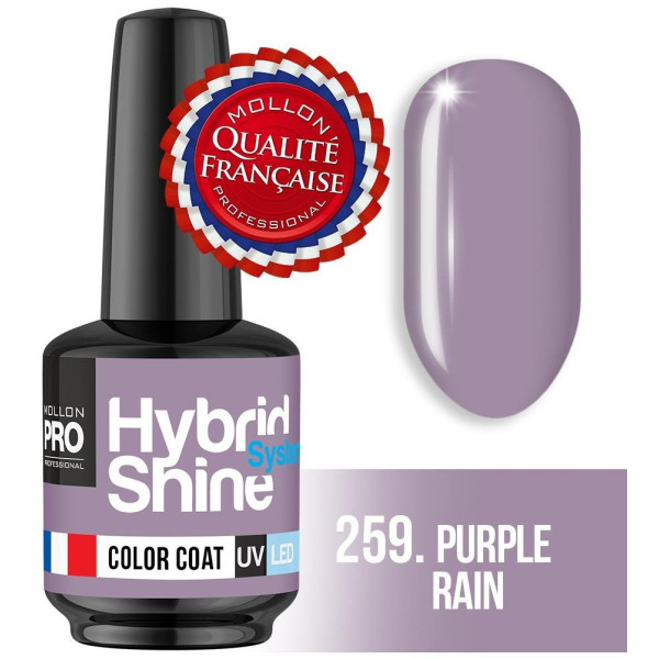 Mini lacca semi-permanente ibrida Shine Mollon Pro 259 Purple Rain 8ml Mini lacca semi-permanente ibrida Shine Mollon Pro 259 Purple Rain 8ml