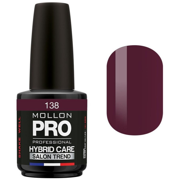 Semipermanente esmalte híbrido Mollon 15ml Pro Care Bernadette - 138 Semipermanente esmalte híbrido Mollon 15ml Pro Care Bernadette - 138