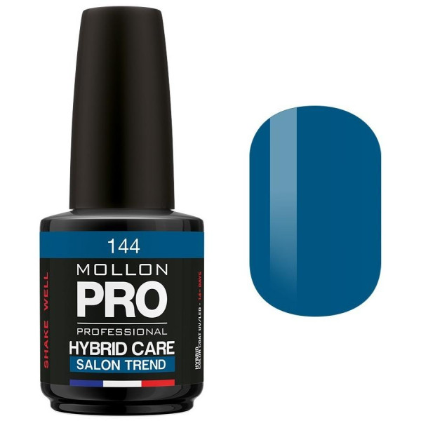 Varnish Semi-permanent Hybrid Care Mollon Pro 15ml Sapphire - 144 Varnish Semi-permanent Hybrid Care Mollon Pro 15ml Sapphire - 144