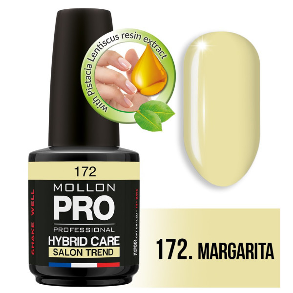 Smalto semi-permanente Hybrid Care Mollon Pro (per colore) 172 Margarita