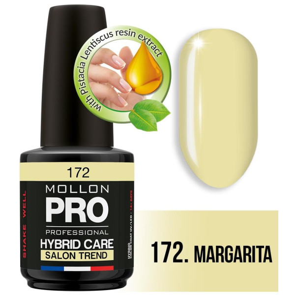 Cuidado híbrido semipermanente Mollon Pro 172 Margarita 15ml Cuidado híbrido semipermanente Mollon Pro 172 Margarita 15ml