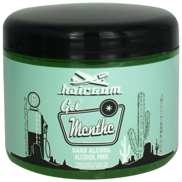 Gel Coiffant Menthe Sans Alcool Hairgum 500g Gel Coiffant Menthe Sans Alcool Hairgum 500g