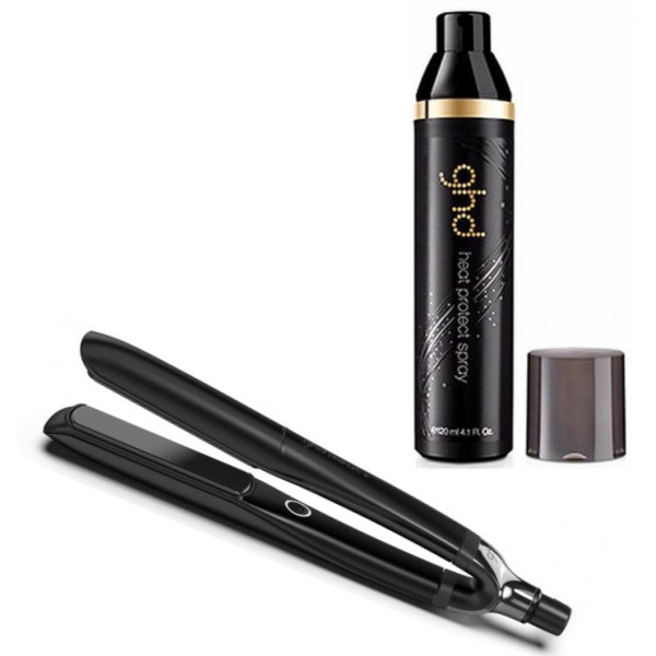 Kit Straightener Platinum Black And Care Protector Ghd