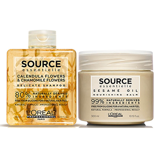 Pack shampooing Calendula et Camomille + baume au sésame Source Essentielle Pack shampooing Calendula et Camomille + baume au sésame Source Essentielle