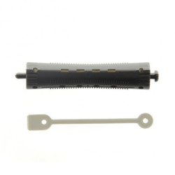 Lange Lockenwickler Grau / Schwarz ∅ 16 mm