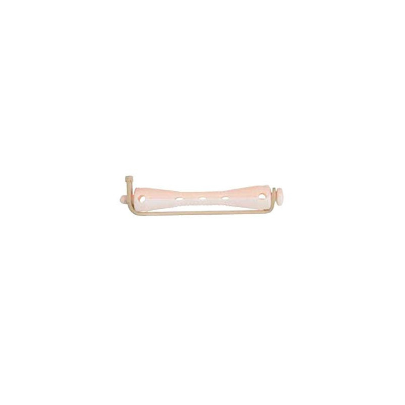 rulos permanentes rosa / blanco Corte 6,5 mm