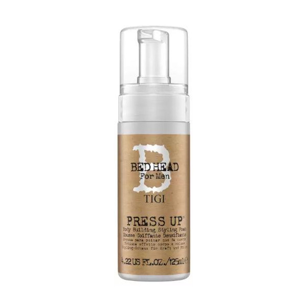 Cabezal de cama Tigi para hombres Prensa Body Building Foam 125 ML Cabezal de cama Tigi para hombres Prensa Body Building Foam 125 ML