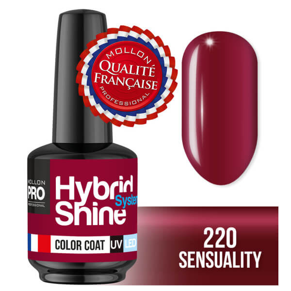 Mini Nagellak Semi-Permanente Hybrid Shine Mollon Pro 8ml 220 Mini Nagellak Semi-Permanente Hybrid Shine Mollon Pro 8ml 220