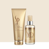 SP LuxeOil es un aceite de lujo para el cabello que proporciona una nutrición intensa, suavidad y brillo. Esta fórmula especial SP LuxeOil es un aceite de lujo para el cabello que proporciona una nutrición intensa, suavidad y brillo. Esta fórmula especial