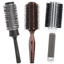 Round hair brushes