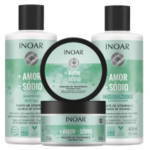 + Amor - Sodio, tous types de cheveux Inoar