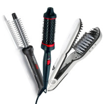 Hot and blowing brushes