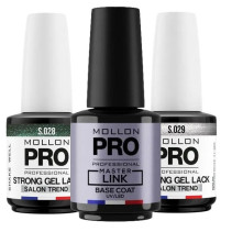 Semi-permanent nail polish Soak Off Mollon Pro