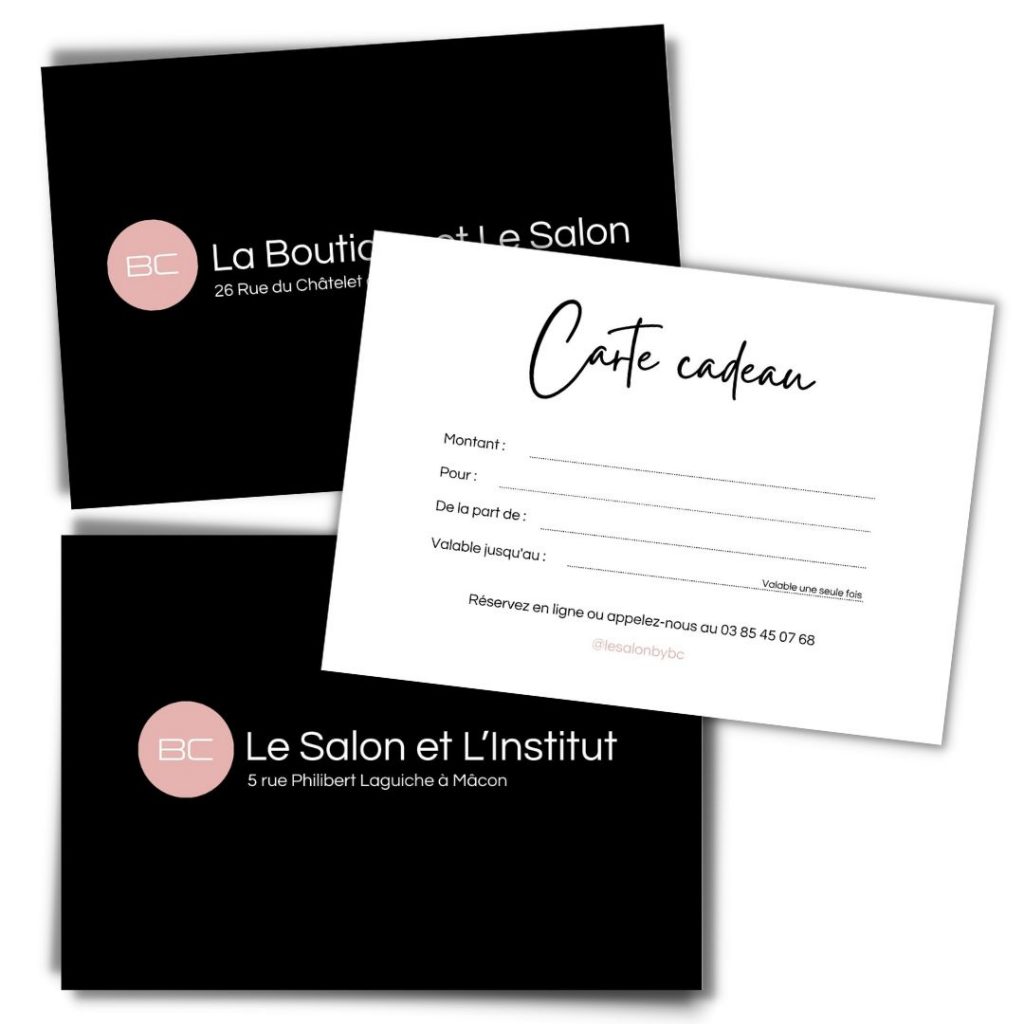 Offre carte cadeau Salon et Institut